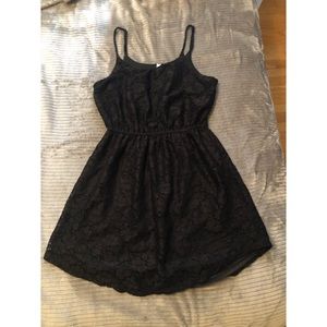 Xhilaration Black Lace Dress